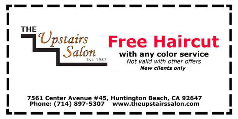 Huntington Beach Hair Salon Coupons Specials The Upstairs Salon
