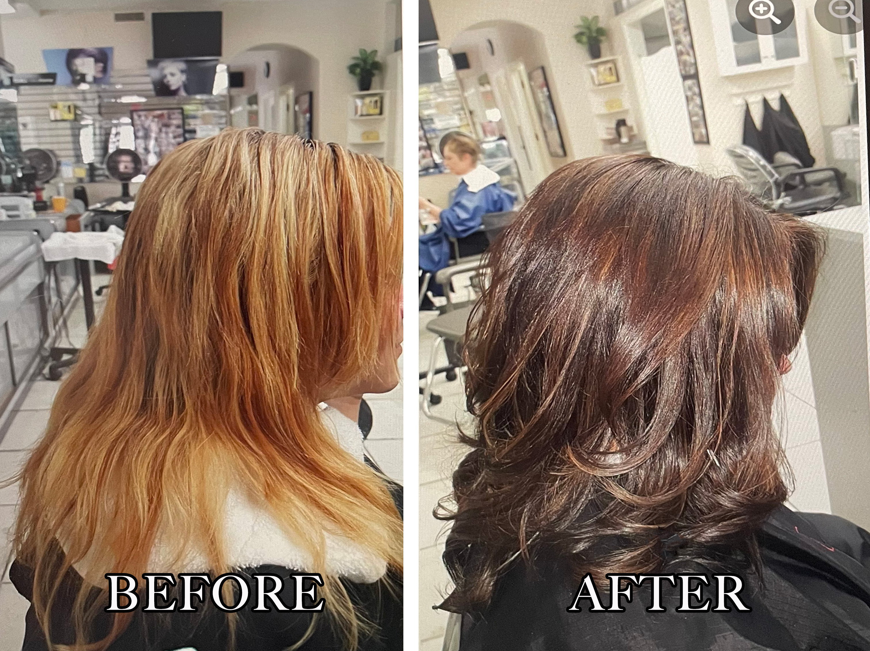 before and after hair styles huntington beach